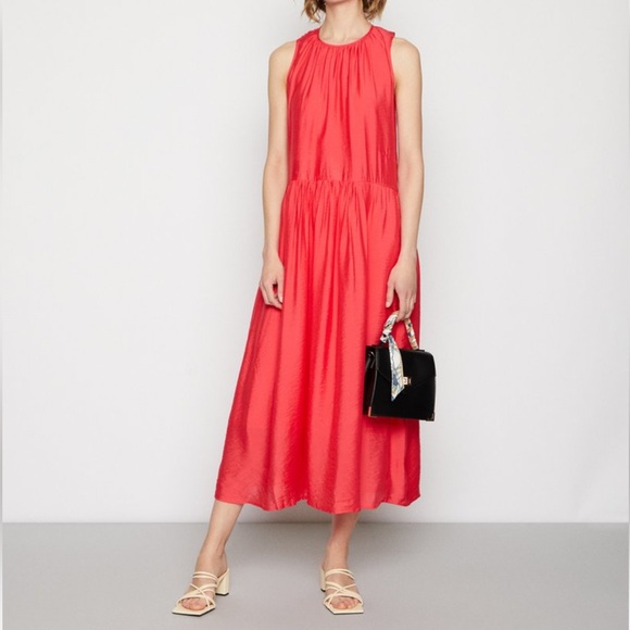 InWear “Rory” brown dress. Size 36/Small Sleeveless Maxi, loose fitting. NWT. - Picture 12 of 16